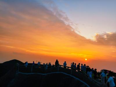 best sunset Huangshan