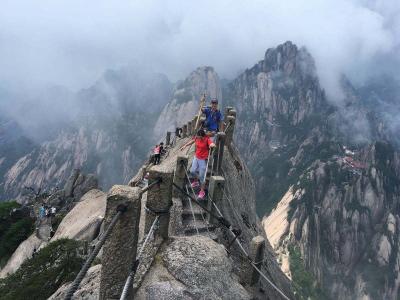 Steps in Mount Huangshan