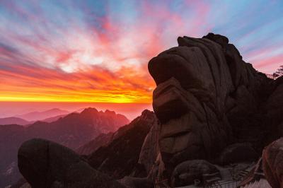 Yellow Mountain Sunset 